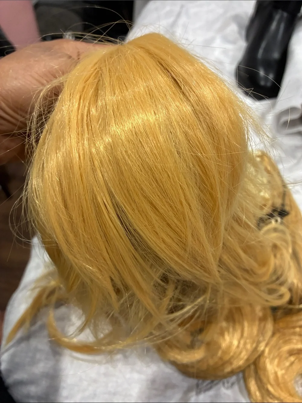 Gold Blonde Women's Hairpiece - Synthetic Ponytail Wrap